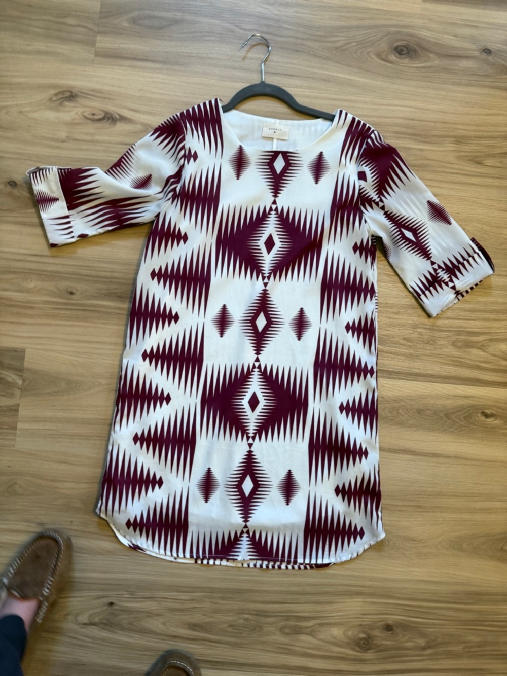 Red & White- Altar'd State Aztec Dress
